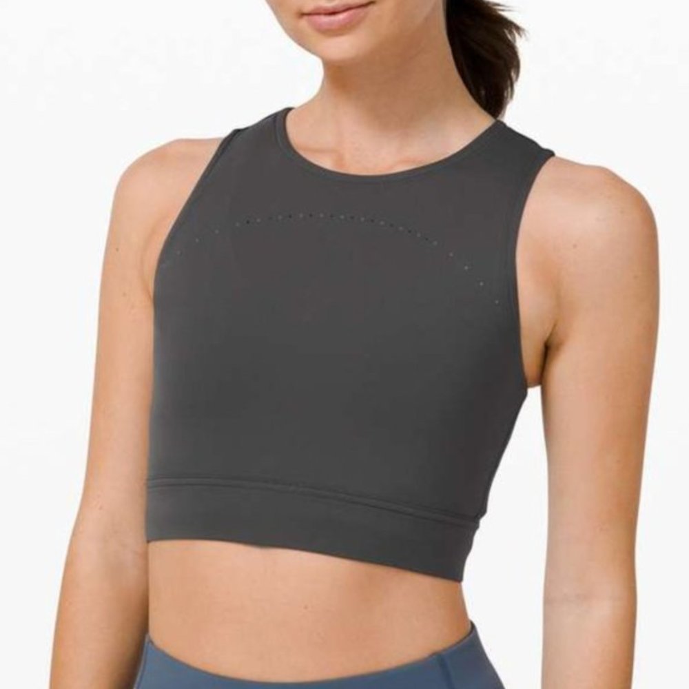 Lululemon Hotty Hot Cropped Tank - Size 6